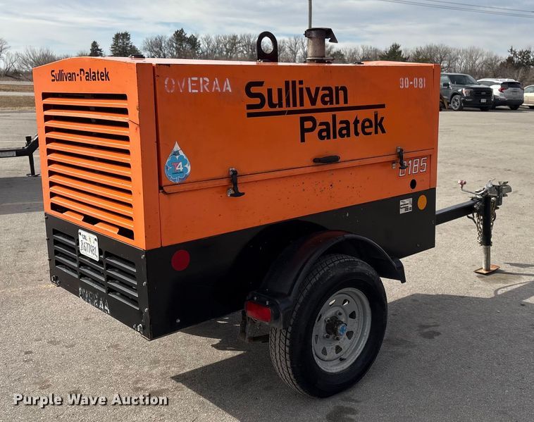 image for item FG2655 2015 Sullivan/Palatek D185P3CA4T air compressor