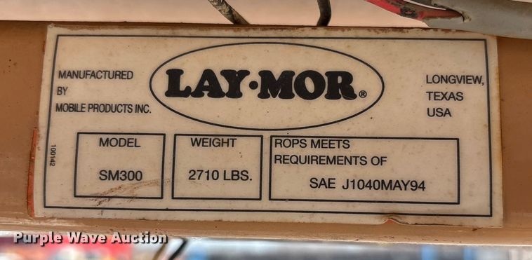 image for item FG2674 Laymor SM300 sweeper