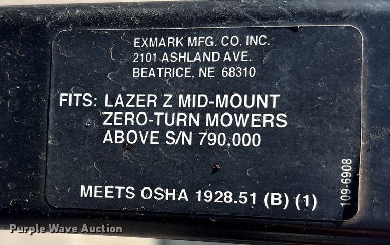 image for item FG2675 Exmark E-Series ZTR lawn mower