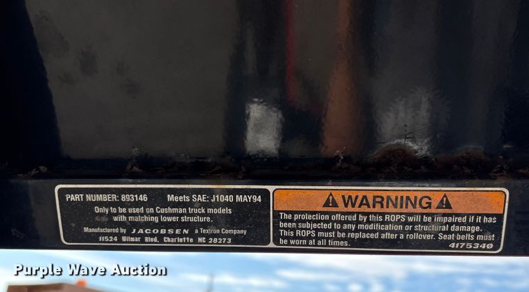 image for item FG2676 Cushman 84057 utility vehicle