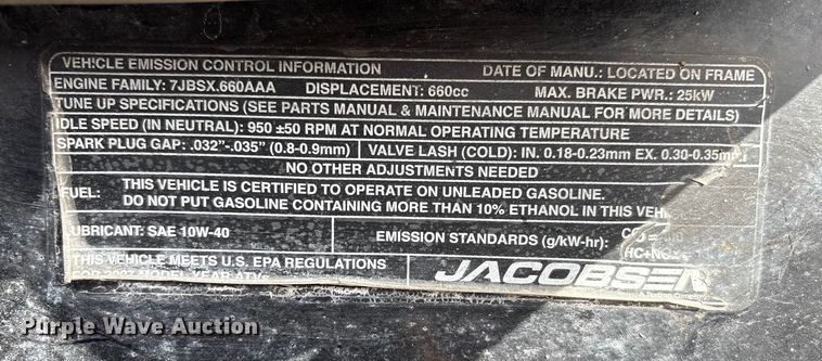 image for item FG2676 Cushman 84057 utility vehicle