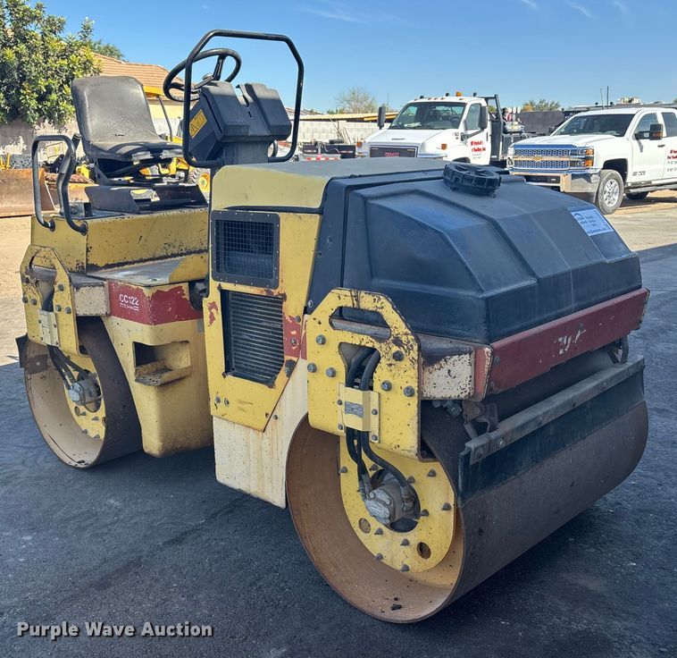 image for item FH7504 2003 Dynapac CC122 double drum vibratory roller