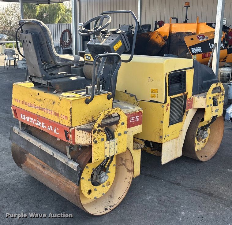 image for item FH7504 2003 Dynapac CC122 double drum vibratory roller