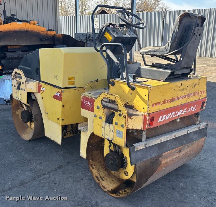 image for item FH7504 2003 Dynapac CC122 double drum vibratory roller