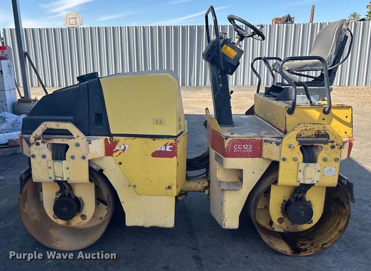 image for item FH7504 2003 Dynapac CC122 double drum vibratory roller