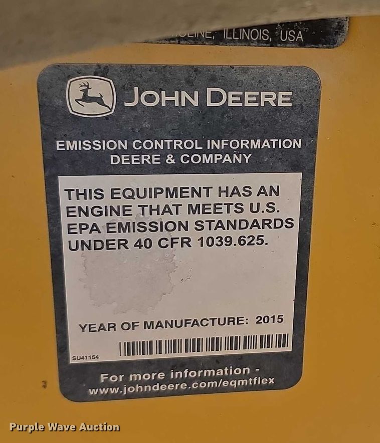 image for item FI0775 2015 John Deere 544K high lift wheel loader