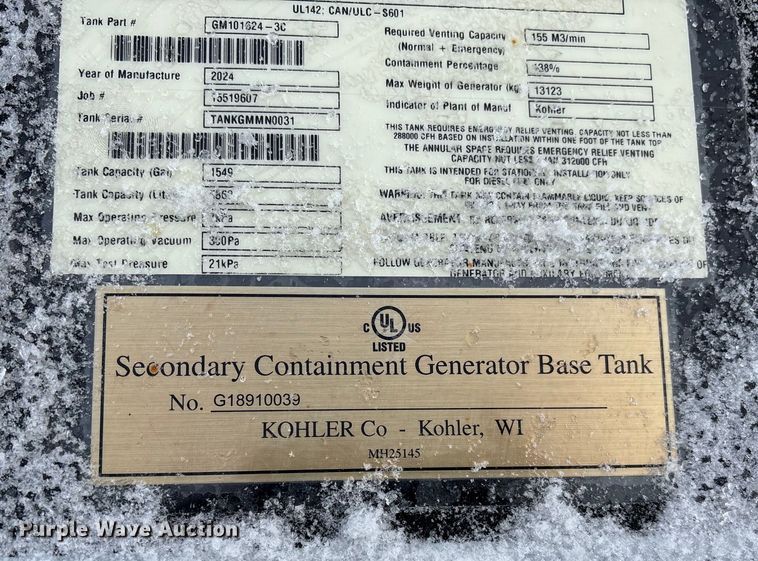 image for item FK1512 2024 Kohler GM101624-3C 