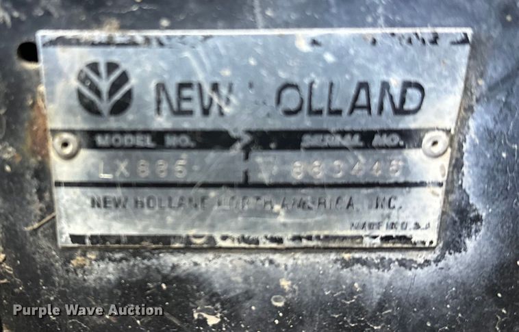 image for item FK1516 1995 New Holland LX885 skid steer loader