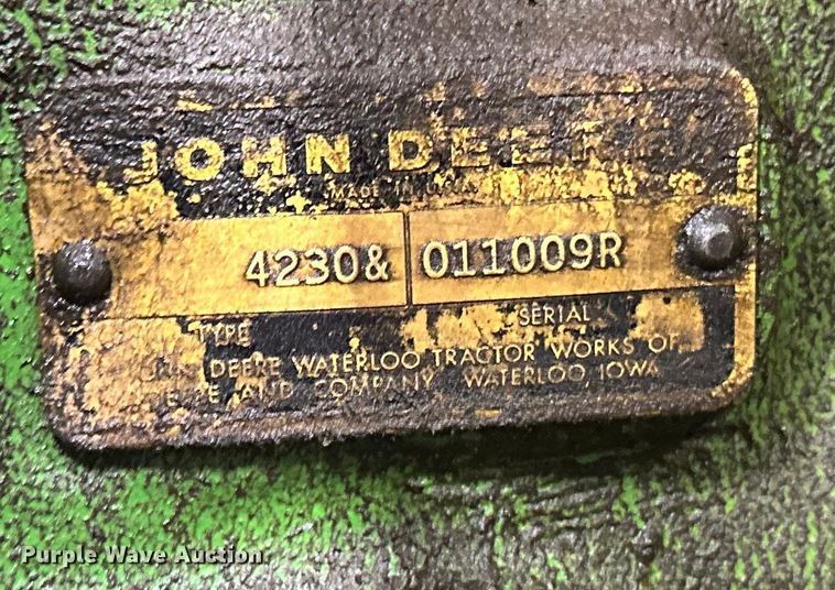 image for item FK1519 1973 John Deere 4230 tractor