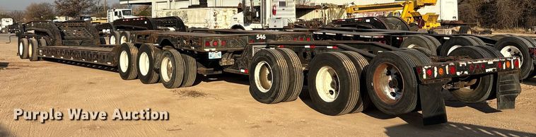 image for item FK2526 1990 Siebert lowboy equipment trailer