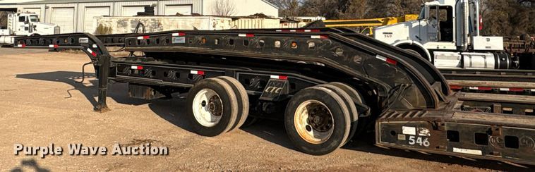 image for item FK2526 1990 Siebert lowboy equipment trailer