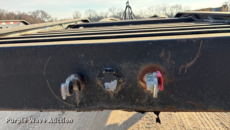 image for item FK2526 1990 Siebert lowboy equipment trailer