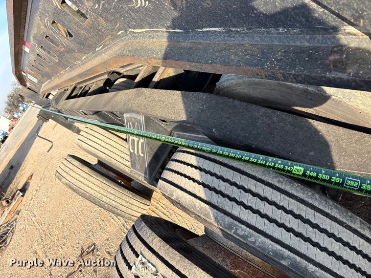 image for item FK2526 1990 Siebert lowboy equipment trailer