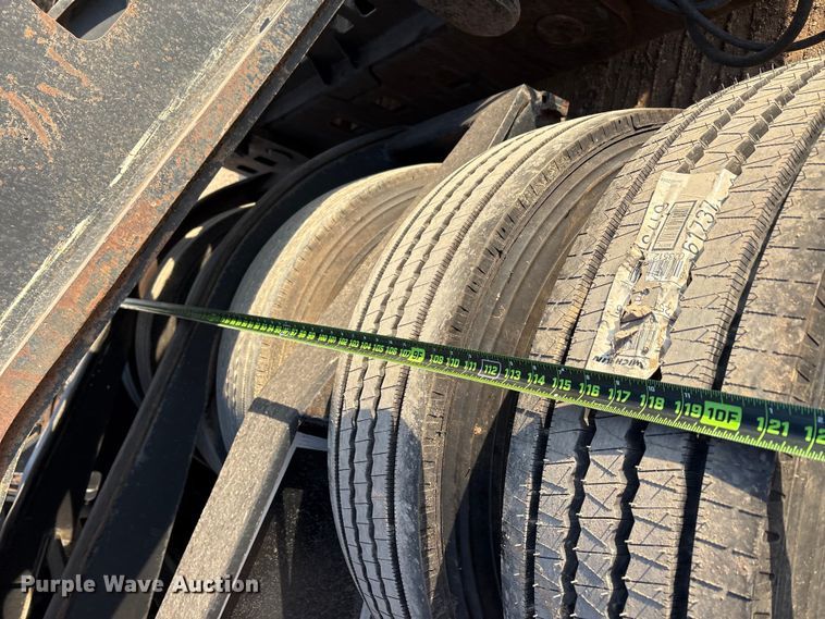 image for item FK2526 1990 Siebert lowboy equipment trailer