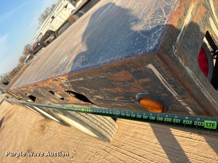 image for item FK2526 1990 Siebert lowboy equipment trailer