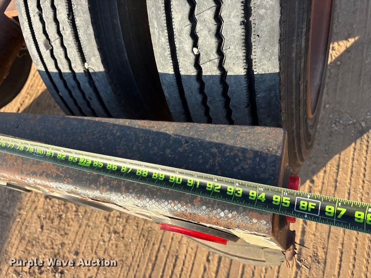 image for item FK2526 1990 Siebert lowboy equipment trailer