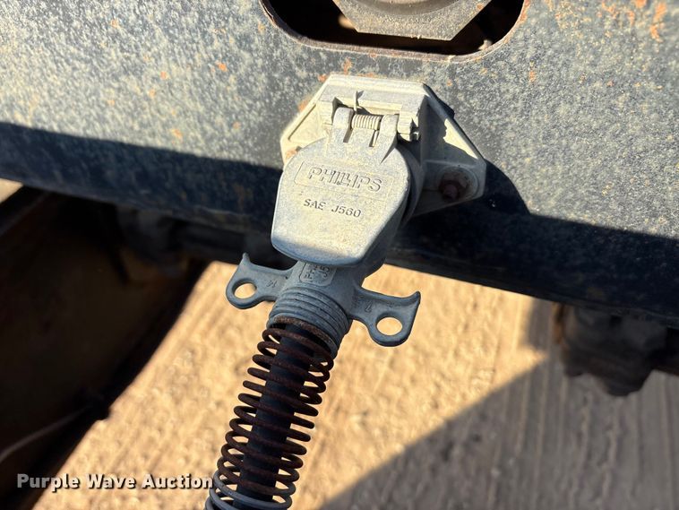 image for item FK2526 1990 Siebert lowboy equipment trailer