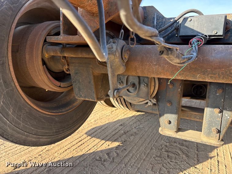 image for item FK2526 1990 Siebert lowboy equipment trailer