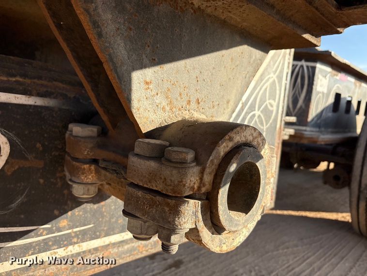 image for item FK2526 1990 Siebert lowboy equipment trailer