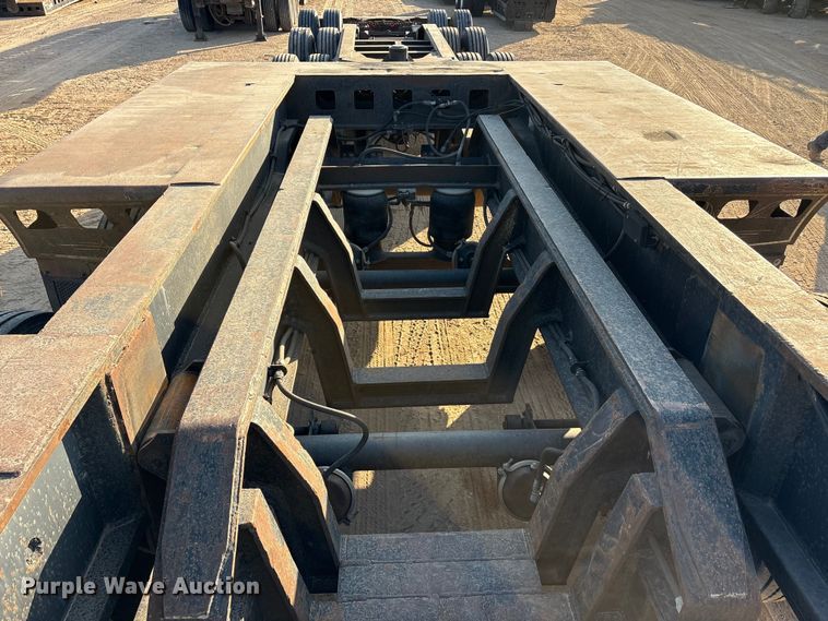 image for item FK2526 1990 Siebert lowboy equipment trailer