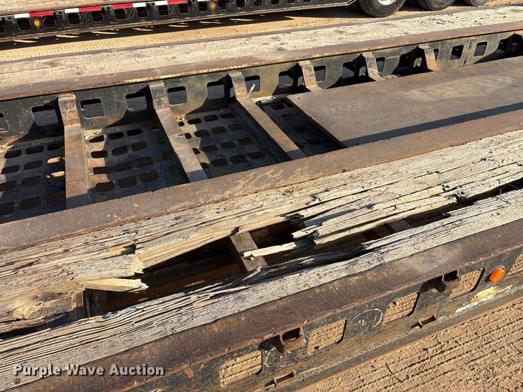 image for item FK2526 1990 Siebert lowboy equipment trailer