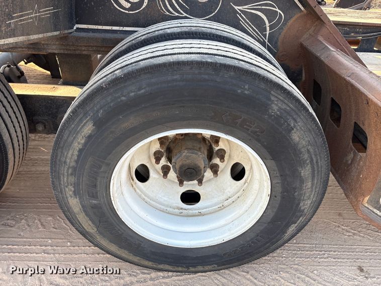 image for item FK2526 1990 Siebert lowboy equipment trailer