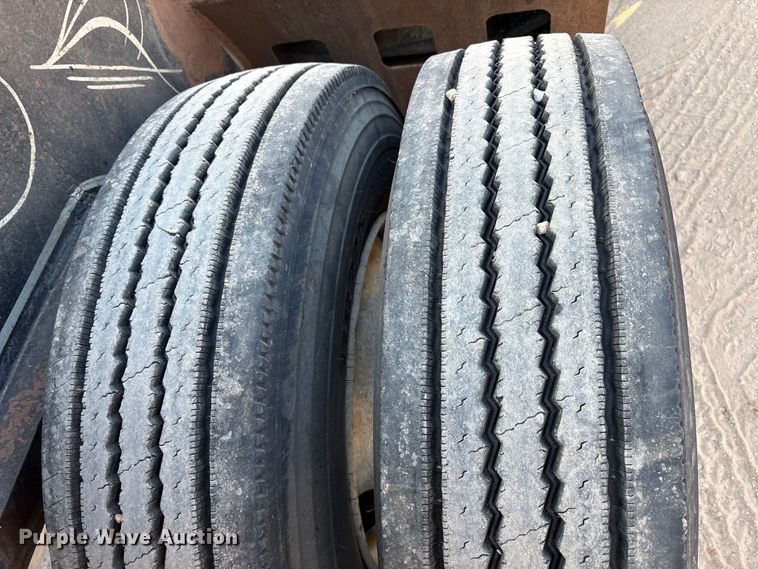 image for item FK2526 1990 Siebert lowboy equipment trailer