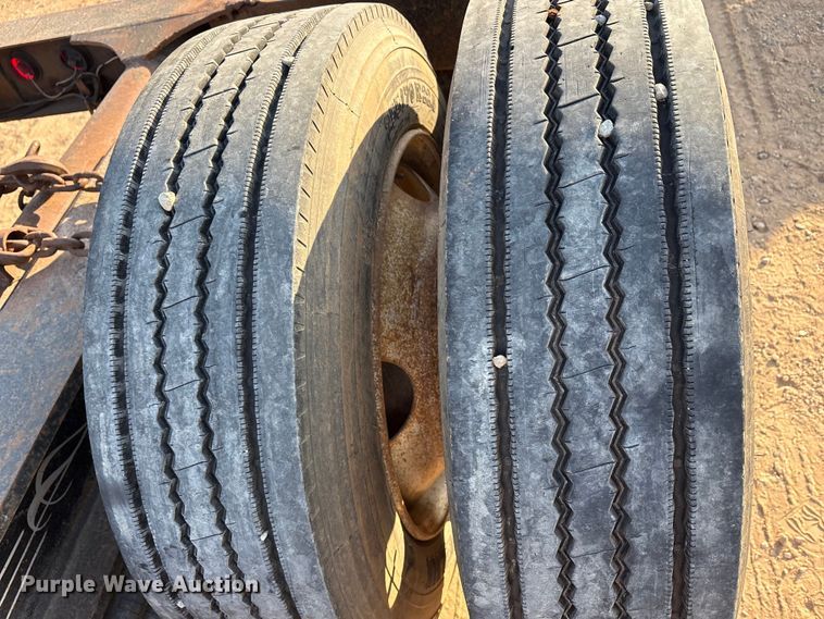 image for item FK2526 1990 Siebert lowboy equipment trailer