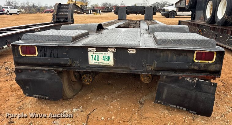 image for item FK2533 1969 Shop Built lowboy equipment trailer