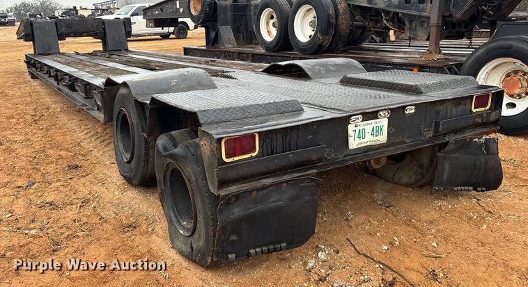 image for item FK2533 1969 Shop Built lowboy equipment trailer