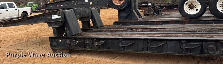 image for item FK2533 1969 Shop Built lowboy equipment trailer