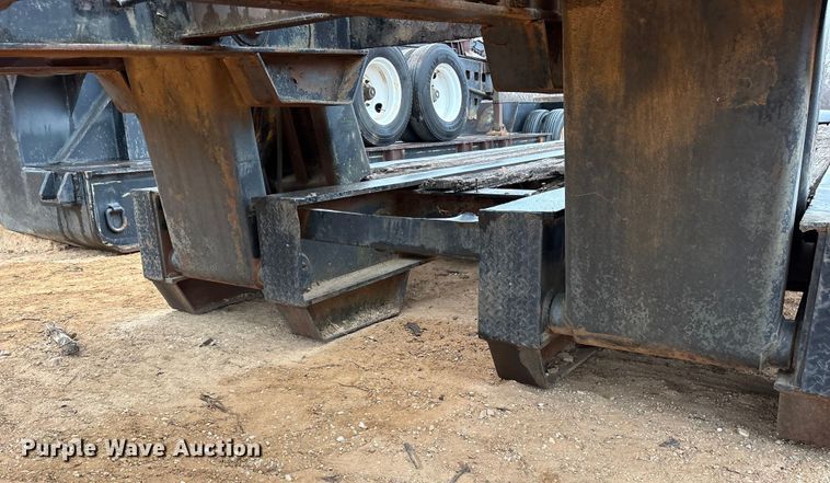 image for item FK2533 1969 Shop Built lowboy equipment trailer