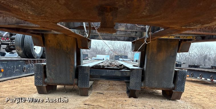 image for item FK2533 1969 Shop Built lowboy equipment trailer