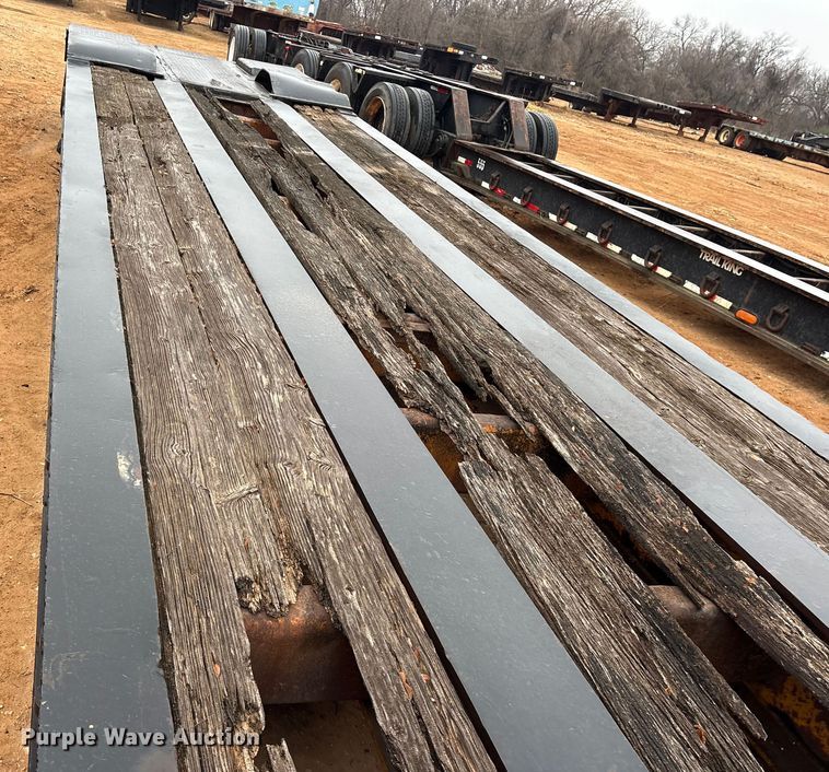 image for item FK2533 1969 Shop Built lowboy equipment trailer