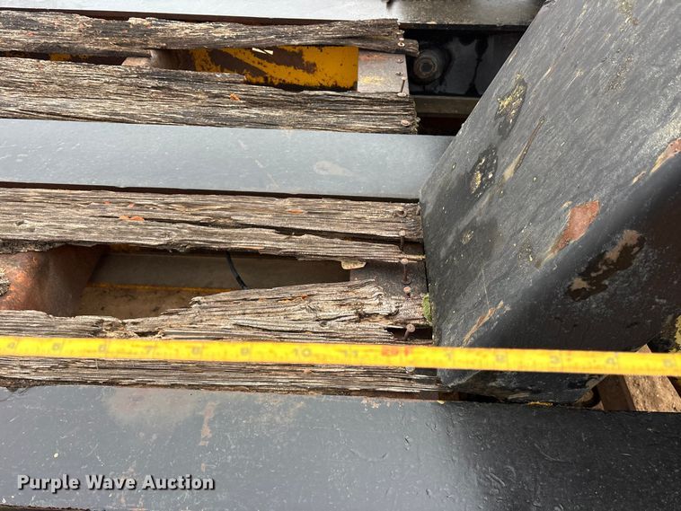 image for item FK2533 1969 Shop Built lowboy equipment trailer