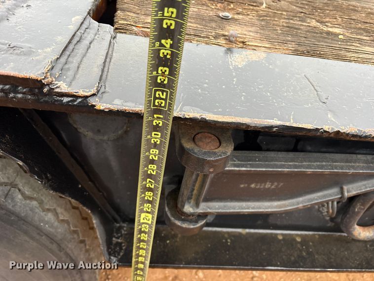 image for item FK2533 1969 Shop Built lowboy equipment trailer