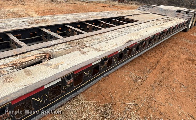 image for item FK2537 Siebert lowboy equipment trailer