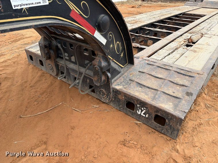 image for item FK2537 Siebert lowboy equipment trailer