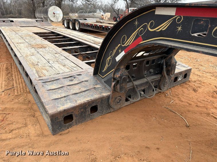 image for item FK2537 Siebert lowboy equipment trailer