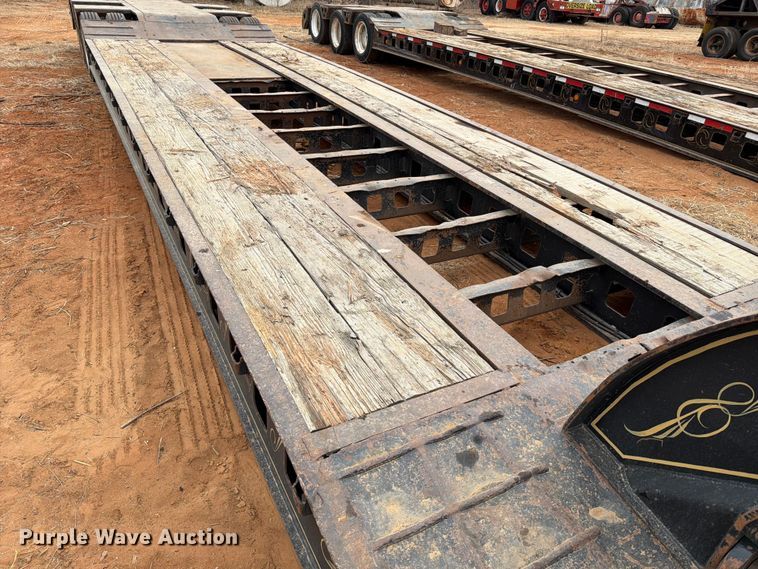 image for item FK2537 Siebert lowboy equipment trailer