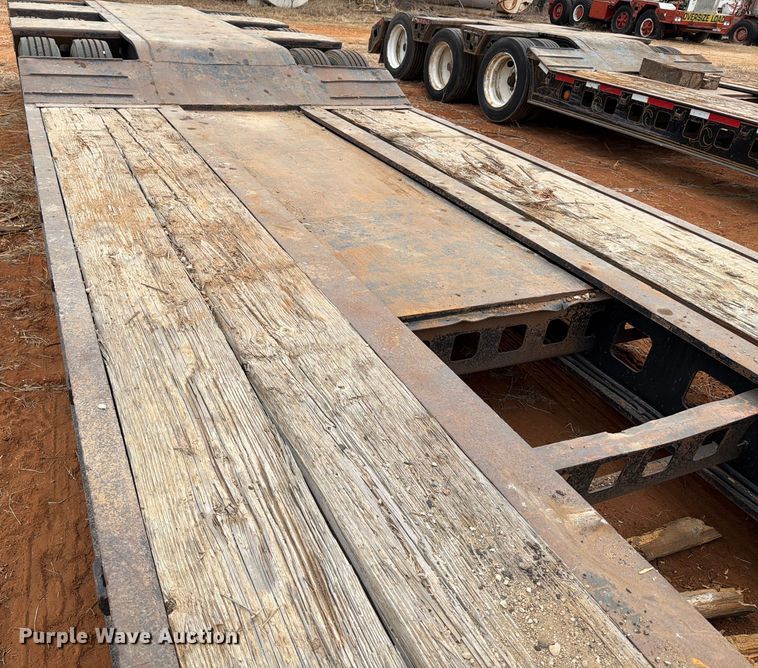 image for item FK2537 Siebert lowboy equipment trailer