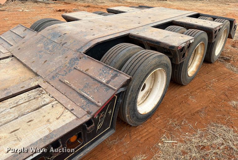 image for item FK2537 Siebert lowboy equipment trailer