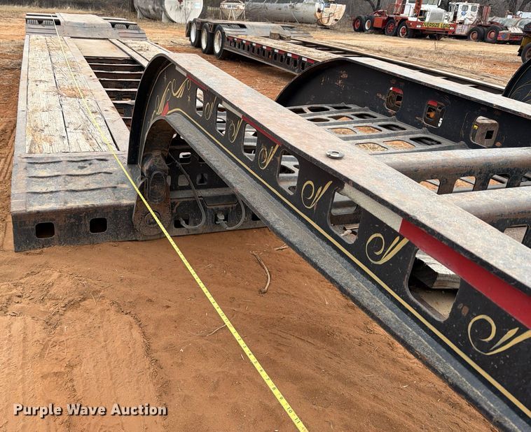 image for item FK2537 Siebert lowboy equipment trailer