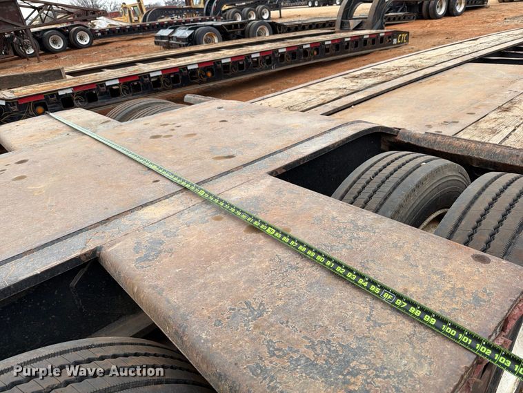 image for item FK2537 Siebert lowboy equipment trailer