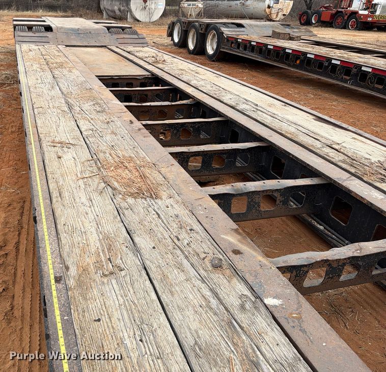 image for item FK2537 Siebert lowboy equipment trailer