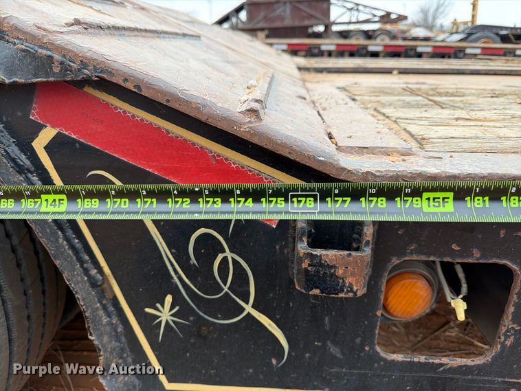 image for item FK2537 Siebert lowboy equipment trailer