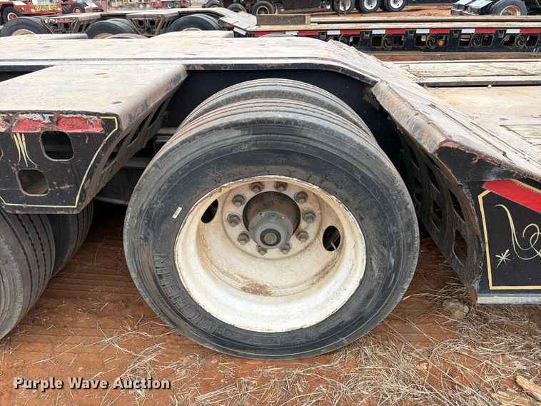 image for item FK2537 Siebert lowboy equipment trailer
