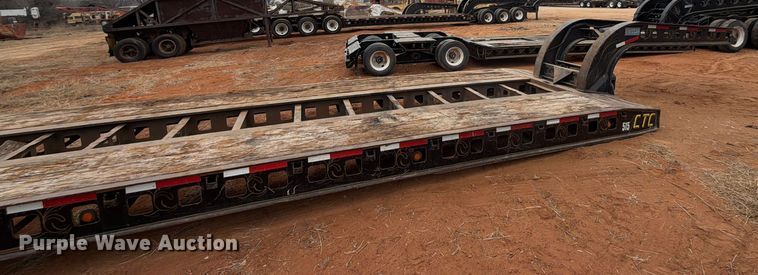 image for item FK2538 1984 Siebert lowboy equipment trailer