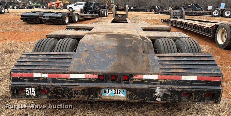 image for item FK2538 1984 Siebert lowboy equipment trailer