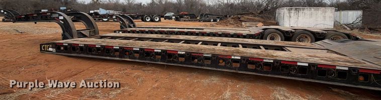 image for item FK2538 1984 Siebert lowboy equipment trailer